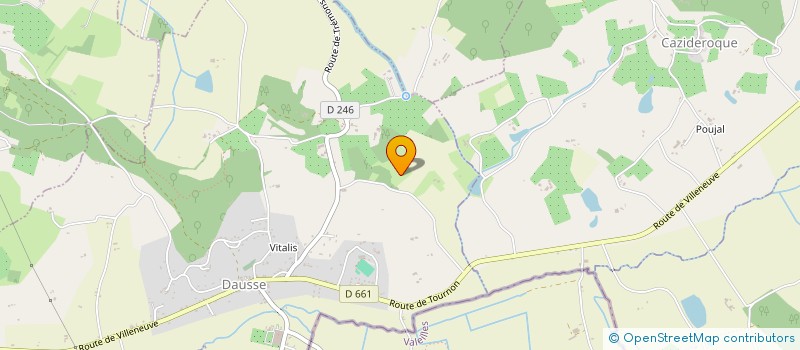 localisation de l'entreprise MONSIEUR JEAN DWELSHAUVERS  SAINT SYLVESTRE SUR LOT