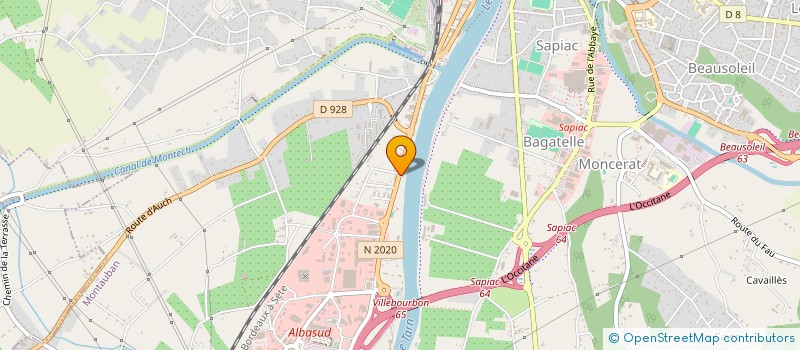 localisation de l'entreprise MONSIEUR JEAN ECCHER  MONTAUBAN