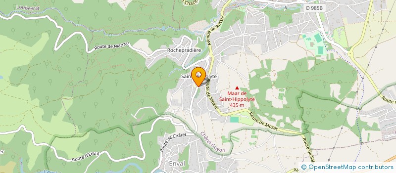 localisation de l'entreprise MONSIEUR JEAN ECHEGUT à CHATEL-GUYON