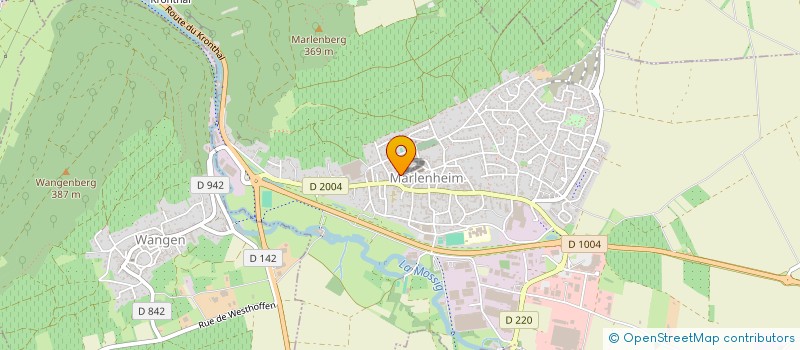 localisation de l'entreprise MONSIEUR JEAN ECKENDOERFFER  MARLENHEIM