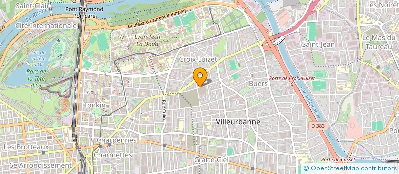 localisation de l'entreprise MONSIEUR JEAN-EDMOND KAENGONZA KOUALE  VILLEURBANNE