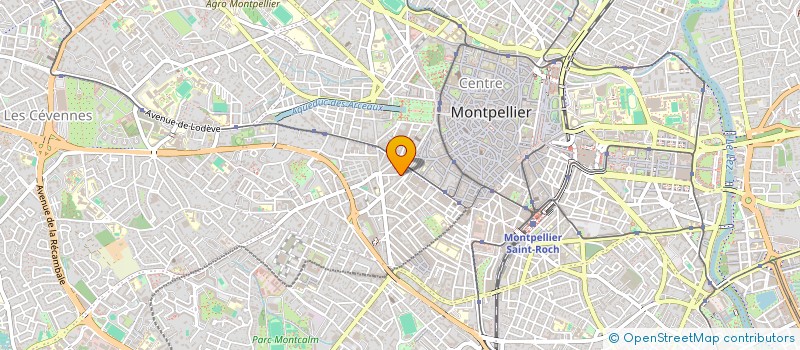 localisation de l'entreprise MONSIEUR JEAN-EDMOND MANUS à MONTPELLIER