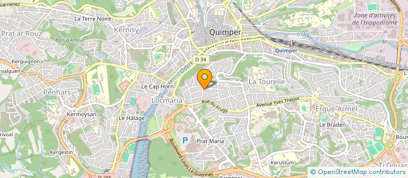 localisation de l'entreprise MONSIEUR JEAN EDOUARD à QUIMPER