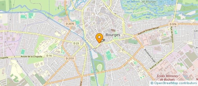 localisation de l'entreprise MONSIEUR JEAN-EDOUARD ALIX  BOURGES