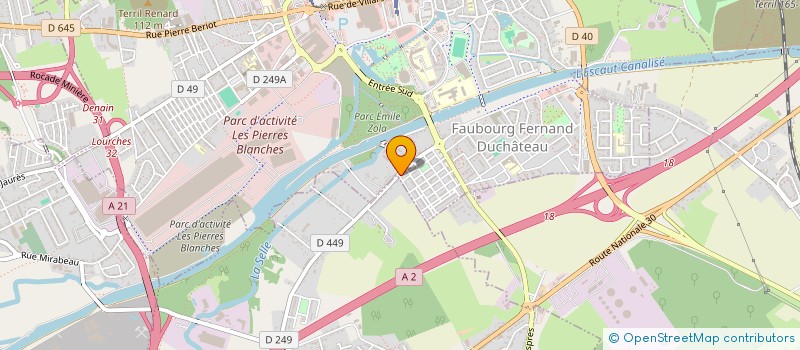 localisation de l'entreprise MONSIEUR JEAN-EDOUARD BIGUET  DENAIN