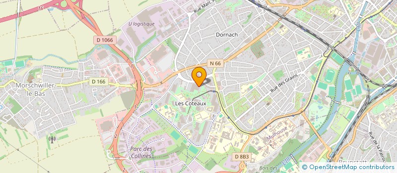 localisation de l'entreprise MONSIEUR JEAN EHRET  MULHOUSE