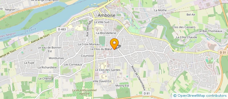 localisation de l'entreprise MONSIEUR JEAN EKOLLE POOH  AMBOISE