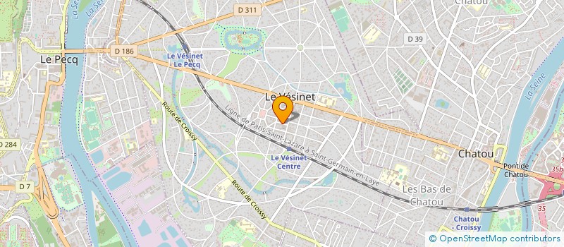 localisation de l'entreprise MONSIEUR JEAN ELBAZ  LE VESINET