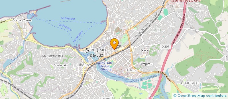 localisation de l'entreprise MONSIEUR JEAN ELGORRIAGA à SAINT-JEAN-DE-LUZ