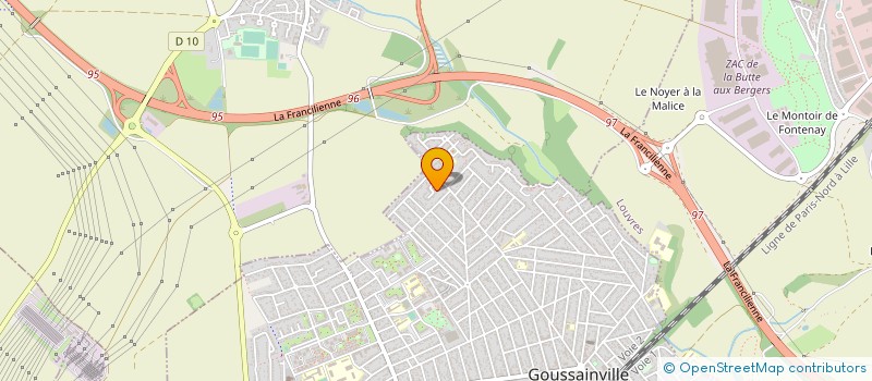 localisation de l'entreprise MONSIEUR JEAN ELIASSAINT  GOUSSAINVILLE