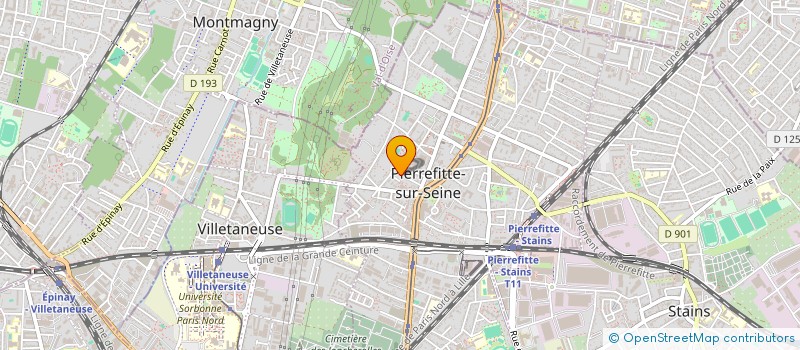 localisation de l'entreprise MONSIEUR JEAN ELIE BEAUJOUR à PIERREFITTE-SUR-SEINE