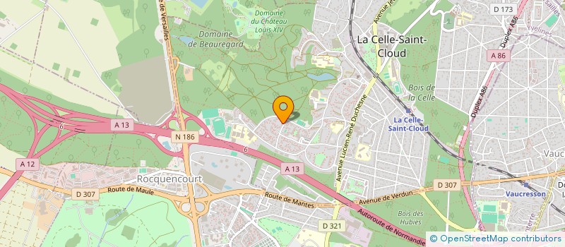 localisation de l'entreprise MONSIEUR JEAN-ELIE BROGBE  LA CELLE-SAINT-CLOUD