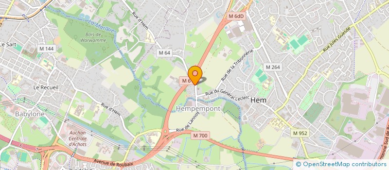 localisation de l'entreprise MONSIEUR JEAN-ELIE CHAHINE  HEM