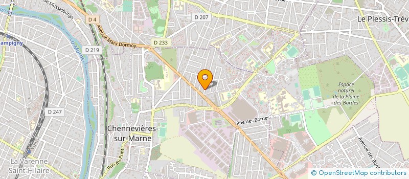 localisation de l'entreprise MONSIEUR JEAN ELKHOURY  CHENNEVIERES-SUR-MARNE