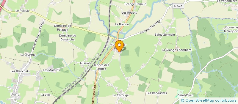 localisation de l'entreprise MONSIEUR JEAN-ELOANN GAUD  VILLEMOTIER