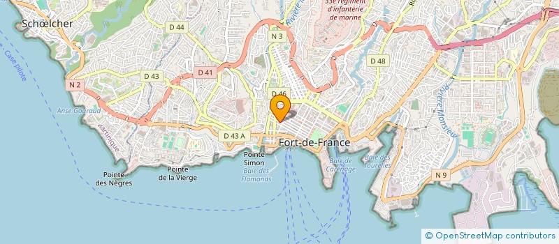 localisation de l'entreprise MONSIEUR JEAN EMILE  FORT-DE-FRANCE