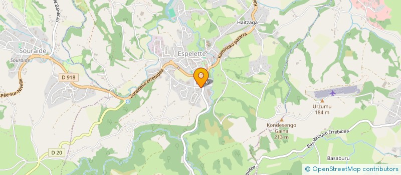 localisation de l'entreprise MONSIEUR JEAN-EMILE OULHA  ESPELETTE