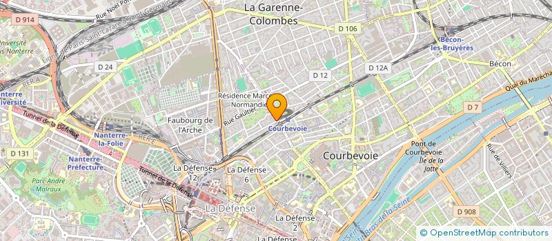 localisation de l'entreprise MONSIEUR JEAN-EMMANUEL BABERT à COURBEVOIE