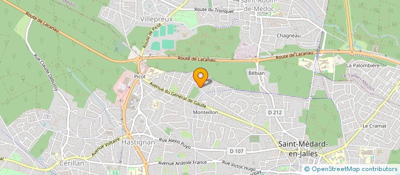 localisation de l'entreprise MONSIEUR JEAN EMMANUEL CABANNE  SAINT-MEDARD-EN-JALLES