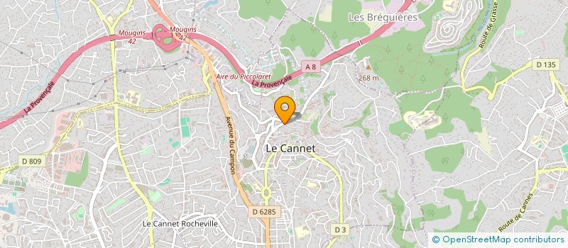 localisation de l'entreprise MONSIEUR JEAN- EMMANUEL DE JESUS à LE CANNET