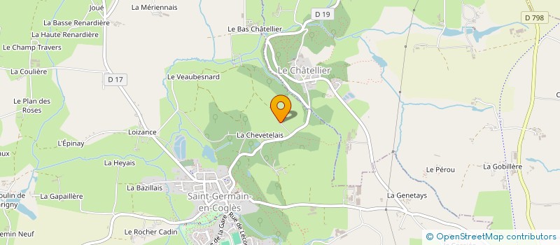 localisation de l'entreprise MONSIEUR JEAN-EMMANUEL DUBREIL  SAINT-GERMAIN-EN-COGLES