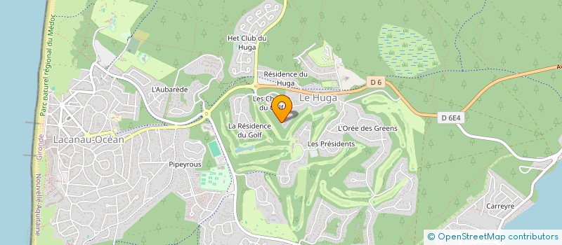 localisation de l'entreprise MONSIEUR JEAN-EMMANUEL JAY  LACANAU