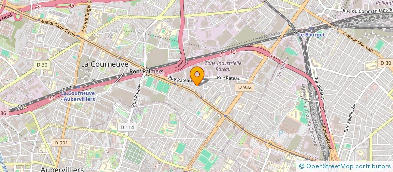 localisation de l'entreprise MONSIEUR JEAN EMMANUEL KOUADIO à LA COURNEUVE