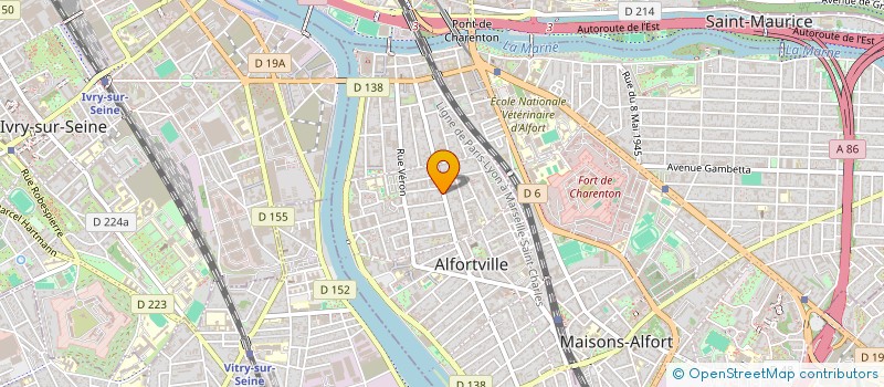 localisation de l'entreprise MONSIEUR JEAN-EMMANUEL SERE à ALFORTVILLE