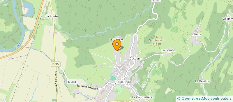 localisation de l'entreprise MONSIEUR JEAN EMONARD à JUJURIEUX
