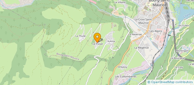 localisation de l'entreprise MONSIEUR JEAN EMPEREUR-BUISSON  BOURG-SAINT-MAURICE