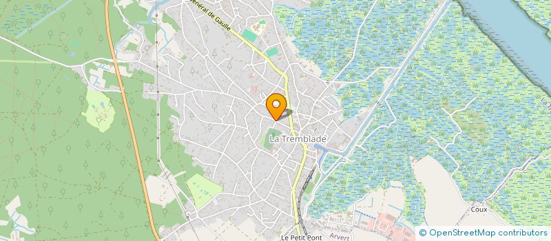 localisation de l'entreprise MONSIEUR JEAN ENARD  LA TREMBLADE