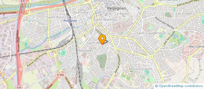 localisation de l'entreprise MONSIEUR JEAN ENGLEBERT  PERPIGNAN