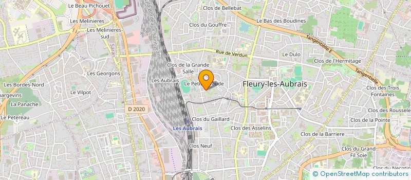 localisation de l'entreprise MONSIEUR JEAN ENGONGOLO à FLEURY-LES-AUBRAIS