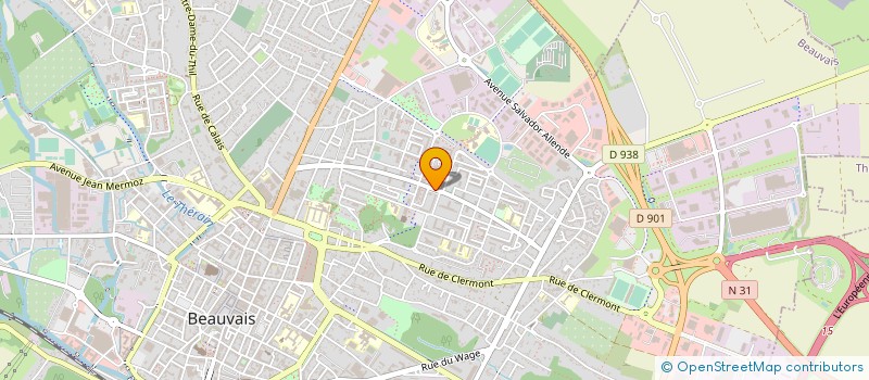 localisation de l'entreprise MONSIEUR JEAN EQUINET  BEAUVAIS