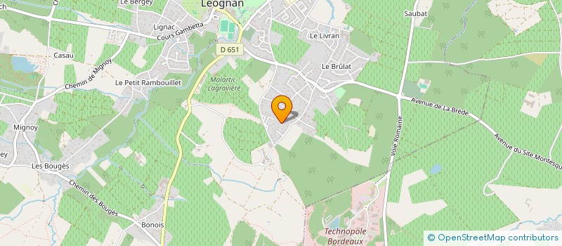 localisation de l'entreprise MONSIEUR JEAN ERB à LEOGNAN