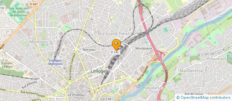 localisation de l'entreprise MONSIEUR JEAN ERIAN SAMSON à LIMOGES