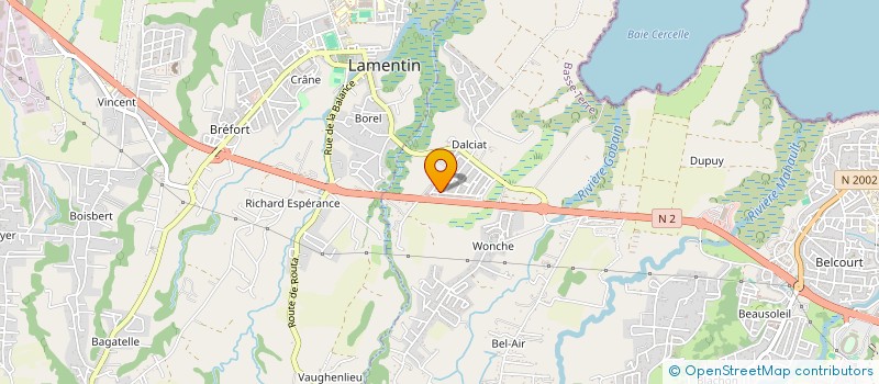 localisation de l'entreprise MONSIEUR JEAN-ERIC BEAUPATRE  BAIE MAHAULT