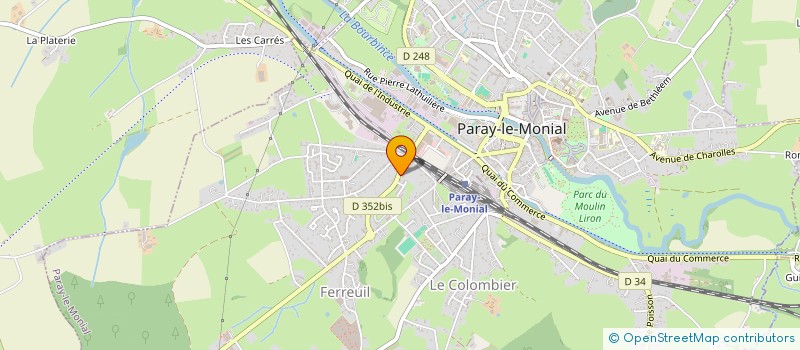 localisation de l'entreprise MONSIEUR JEAN-ERIC BEZIN à PARAY-LE-MONIAL