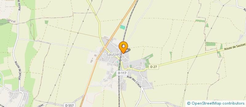 localisation de l'entreprise MONSIEUR JEAN-ERIC DECRUCQ  SAULZET