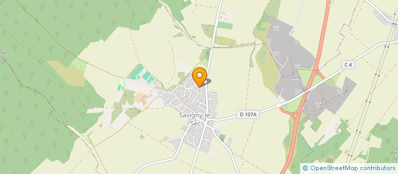 localisation de l'entreprise MONSIEUR JEAN-ERIC DOS SANTOS  SAVIGNY-LE-SEC