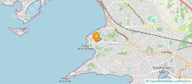 localisation de l'entreprise MONSIEUR JEAN ERIC FRISCHKNECHT  SANARY-SUR-MER