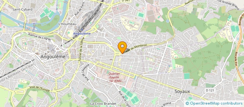 localisation de l'entreprise MONSIEUR JEAN-ERIC GUILLARD à ANGOULEME