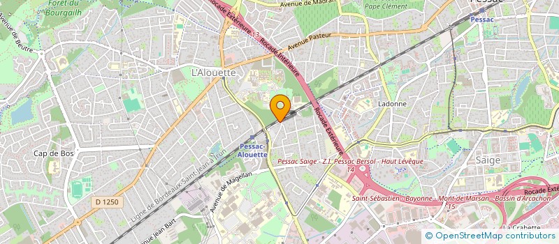 localisation de l'entreprise MONSIEUR JEAN ERIC MOUCHE  PESSAC