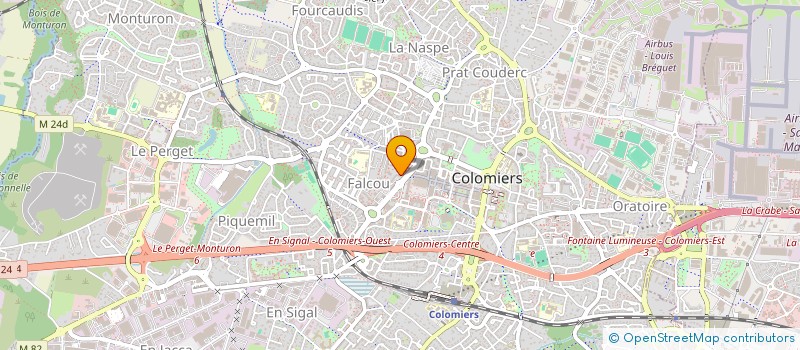 localisation de l'entreprise MONSIEUR JEAN-ERIC NZARAMBA à COLOMIERS