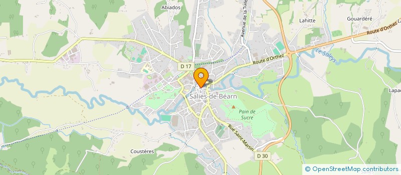 localisation de l'entreprise MONSIEUR JEAN-ERIC REBETE à SALIES DE BEARN