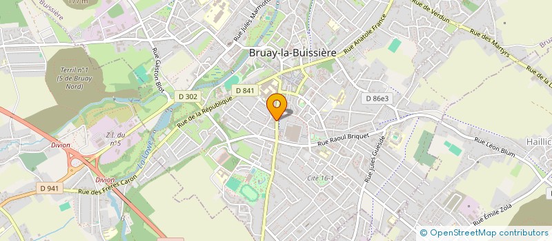 localisation de l'entreprise MONSIEUR JEAN ERIPRET  BRUAY-LA-BUISSIERE