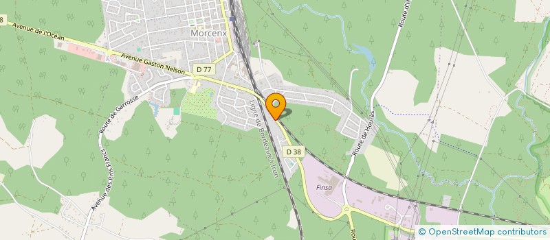 localisation de l'entreprise MONSIEUR JEAN ERVINE  YGOS-SAINT-SATURNIN