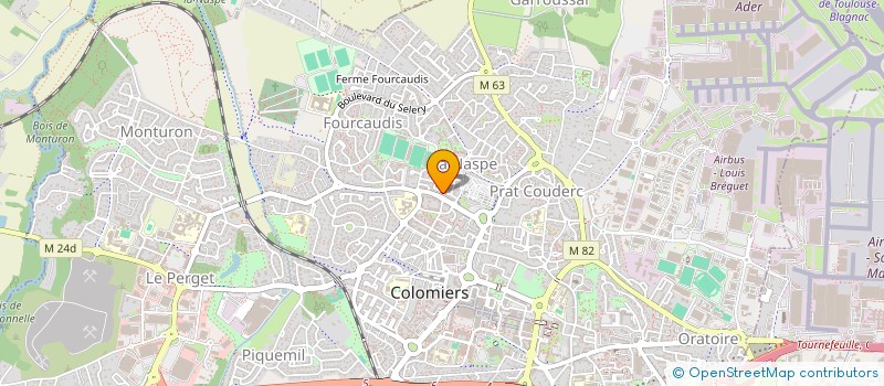 localisation de l'entreprise MONSIEUR JEAN ESCADEILLAS à COLOMIERS