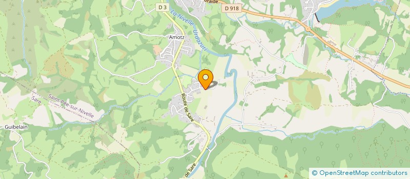localisation de l'entreprise MONSIEUR JEAN ESCAFFRE  SAINT-PEE-SUR-NIVELLE