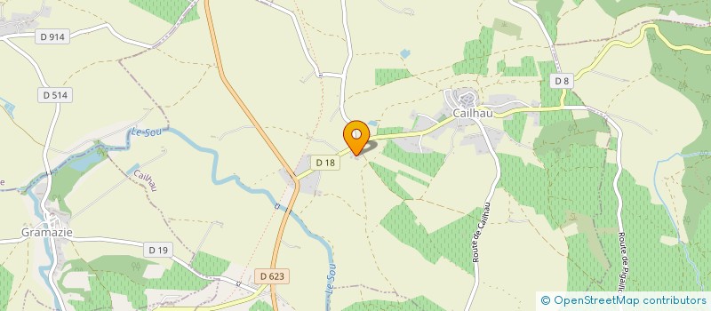 localisation de l'entreprise MONSIEUR JEAN ESCALIER  CAILHAU